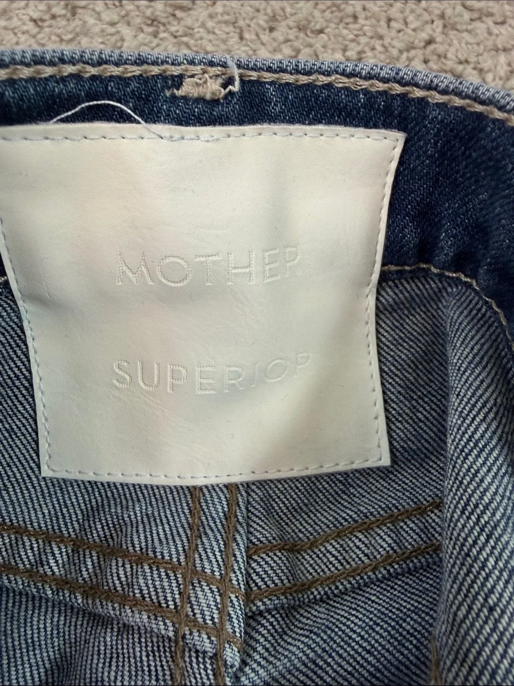 Mother Superior High-Waisted Weekender Skimp Flare Jeans Perfectly Imperfect 26